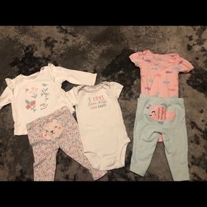 6month girl Carter’s sets